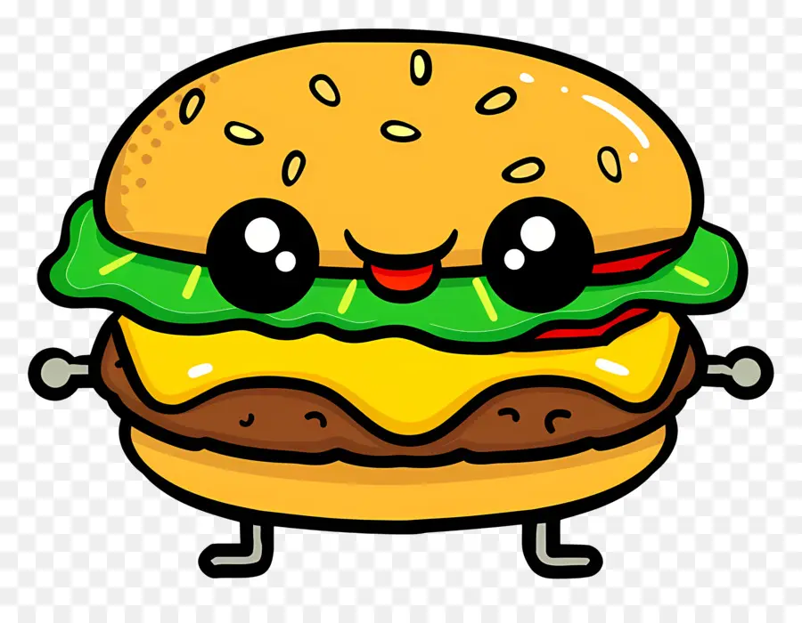 Karikatür Hamburger，Hamburger PNG