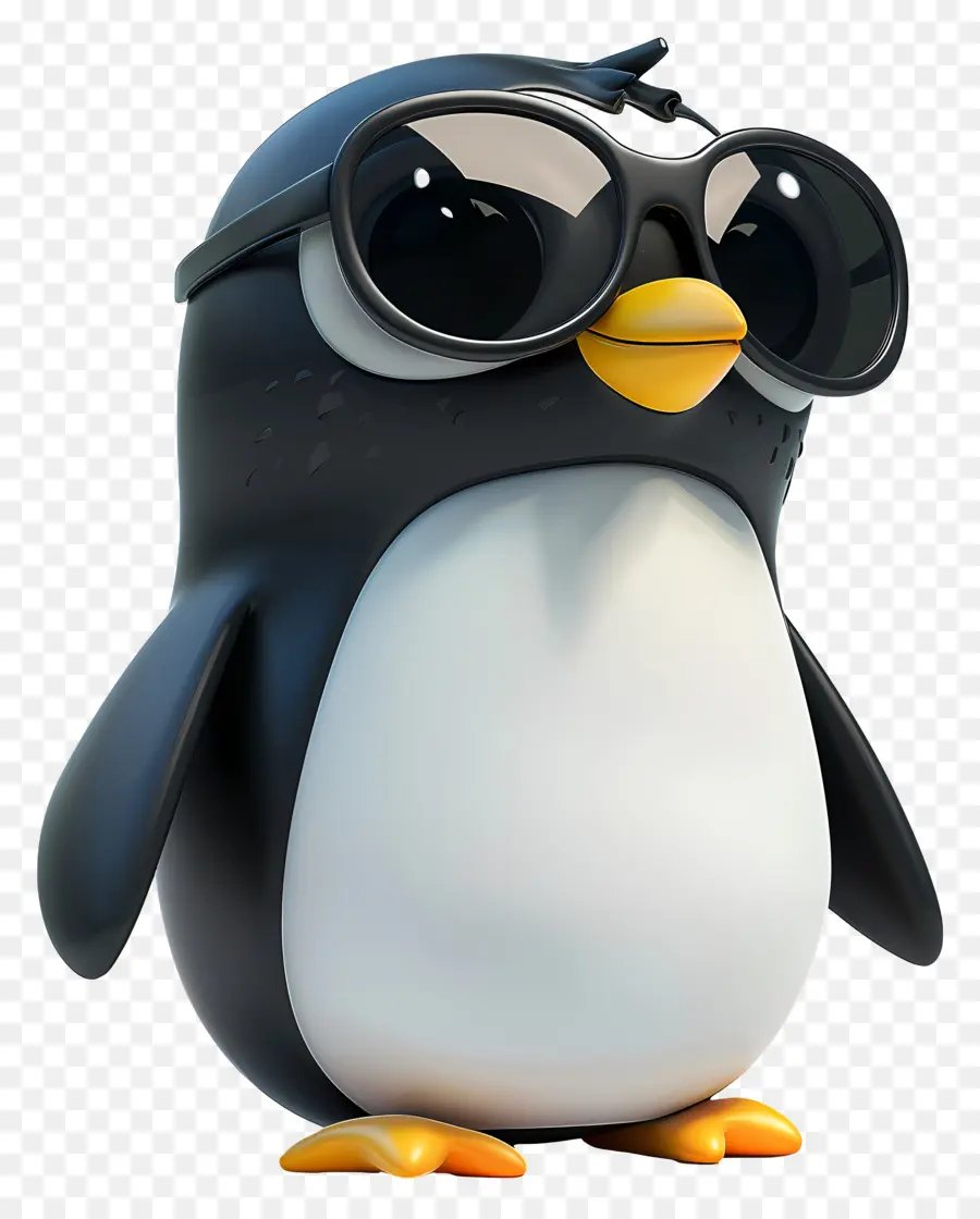 Gözlüklü Penguen，Sevimli PNG