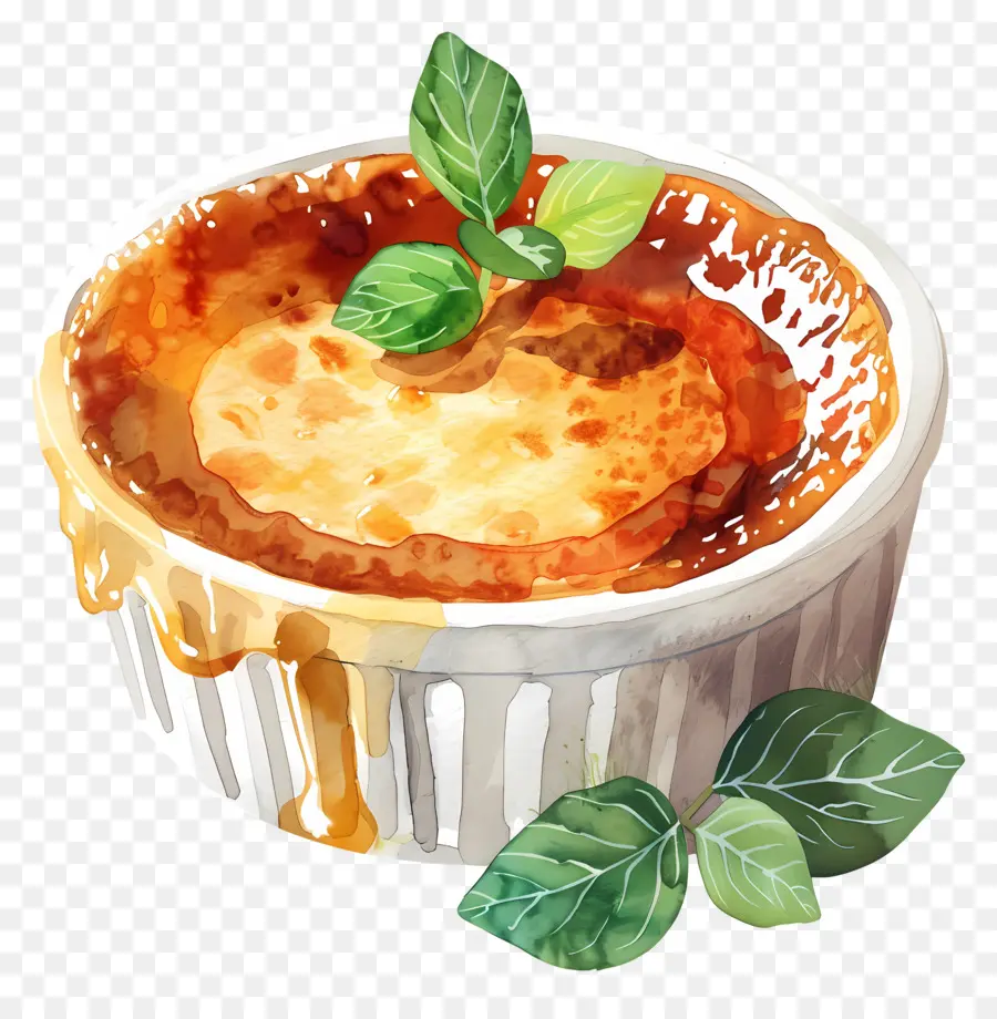 Crème Brûlée，Muhallebi PNG