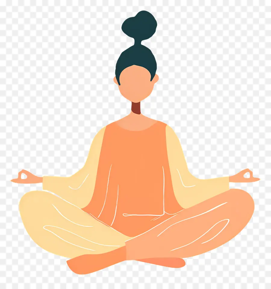 Meditasyon，Asana PNG