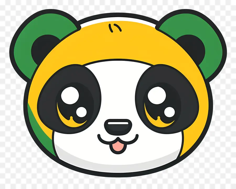 Sevimli Panda Yüz，Panda PNG