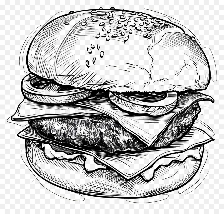 Hamburger，Peynir PNG