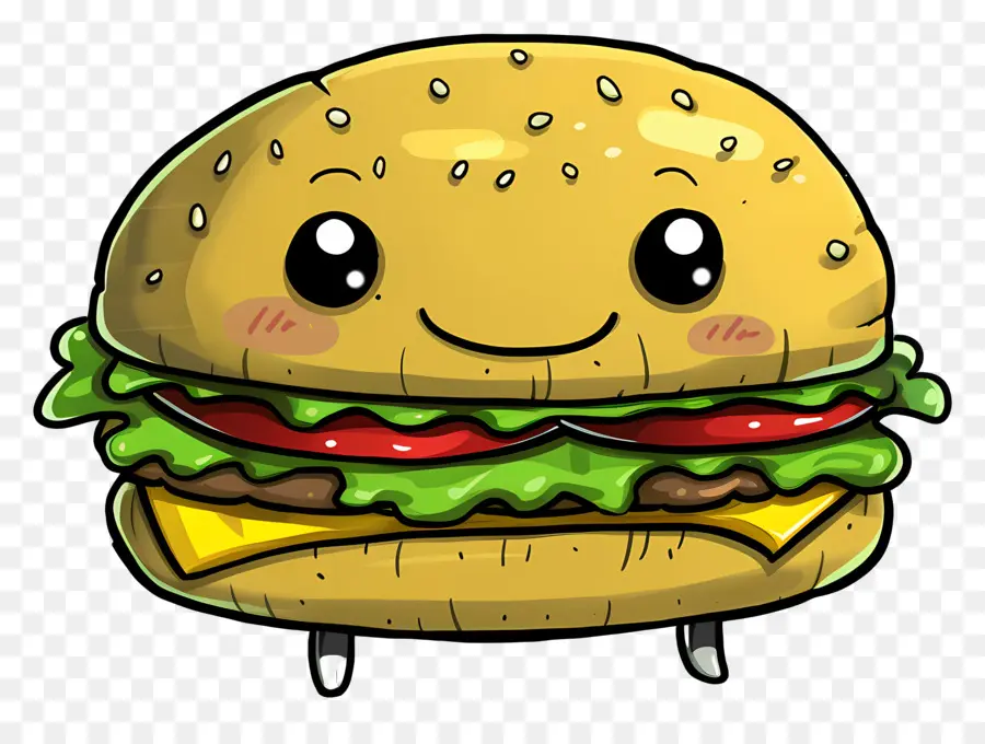 Karikatür Hamburger，Hamburger PNG