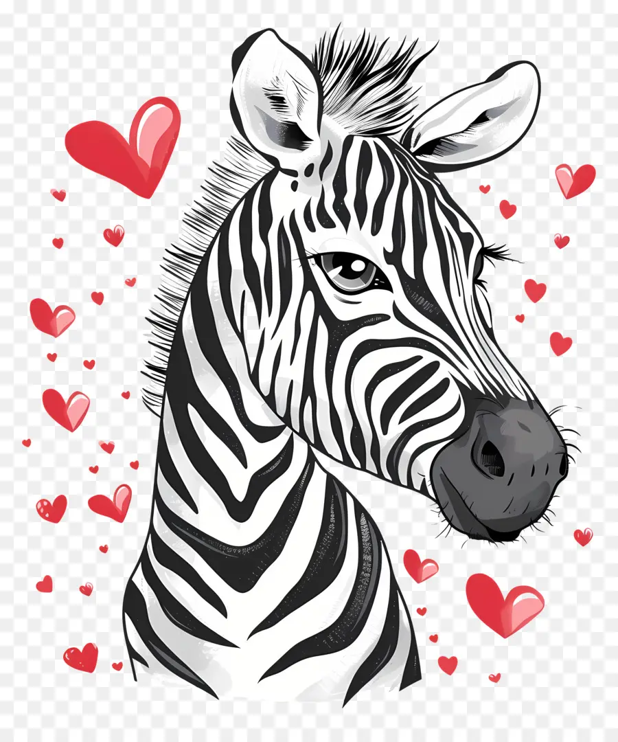 Zebra，Kalpler PNG