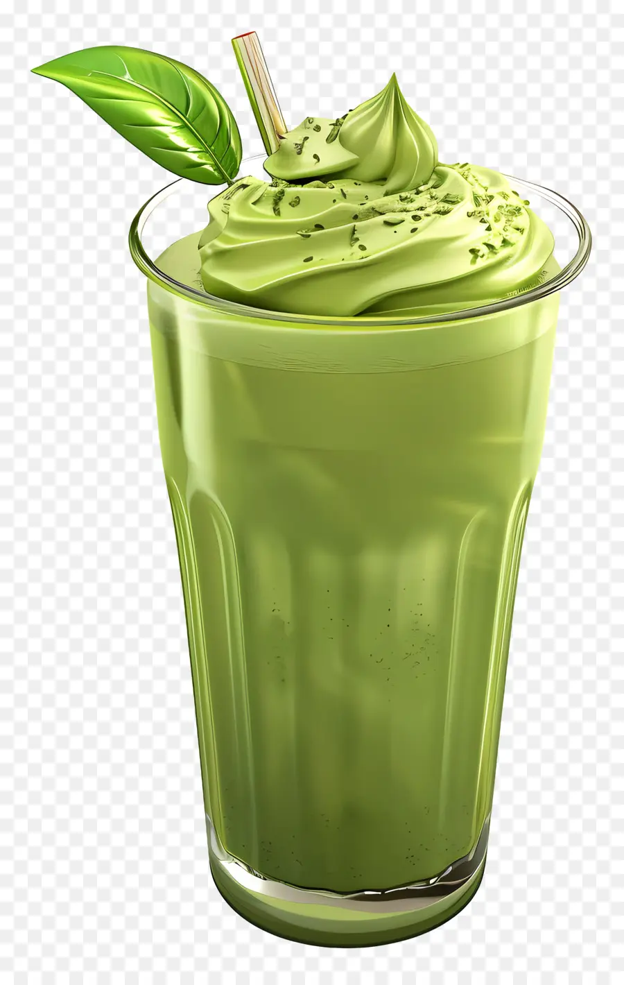 Matcha Içecek，Yeşil Smoothie PNG