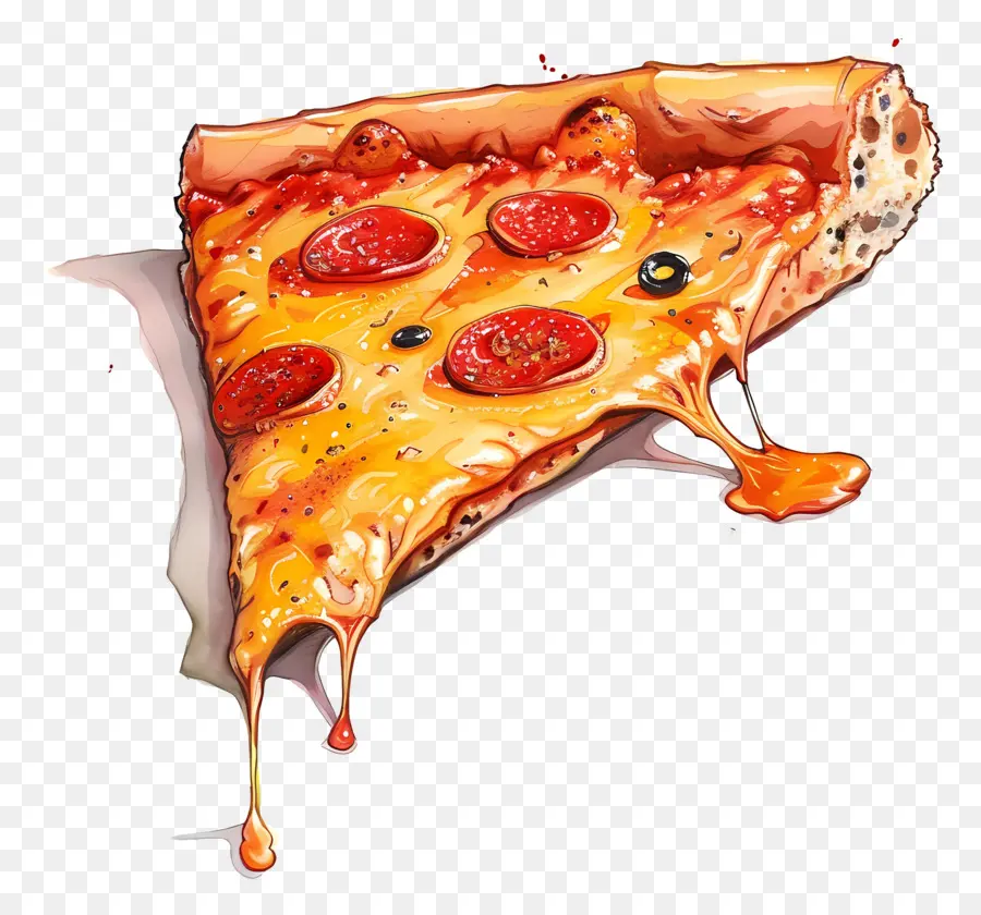 Pizza Dilimi，Peynir PNG