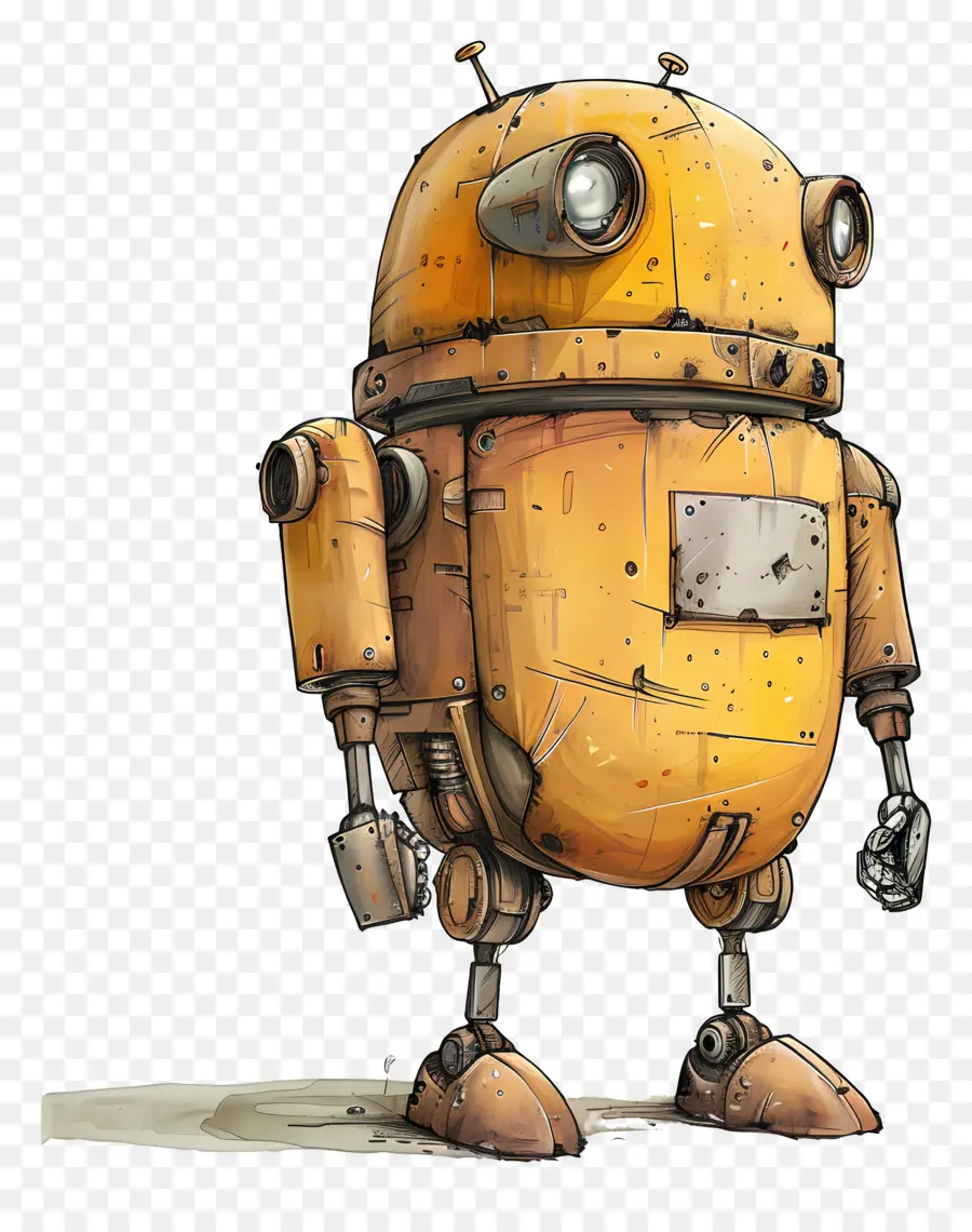 Robot，Karikatür Robot PNG