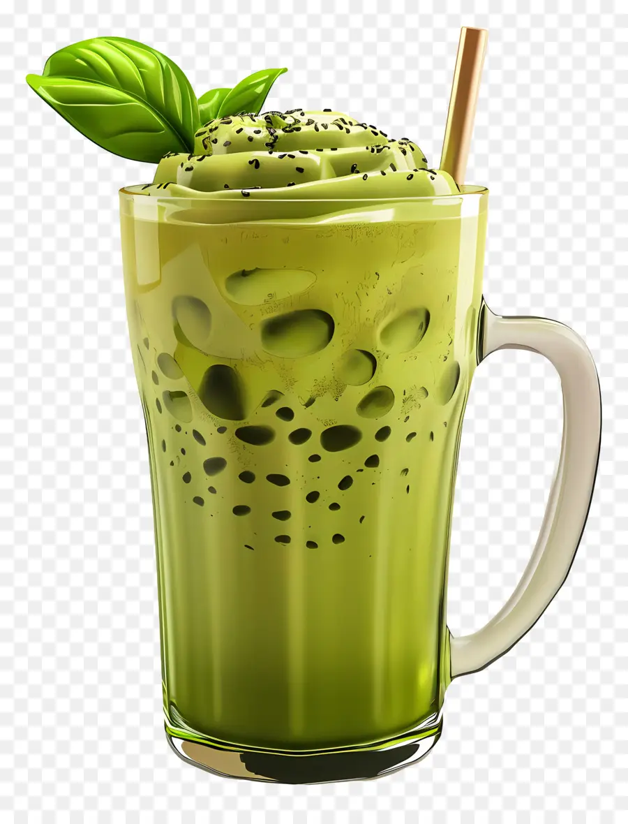 Yeşil İçecek，Matcha PNG