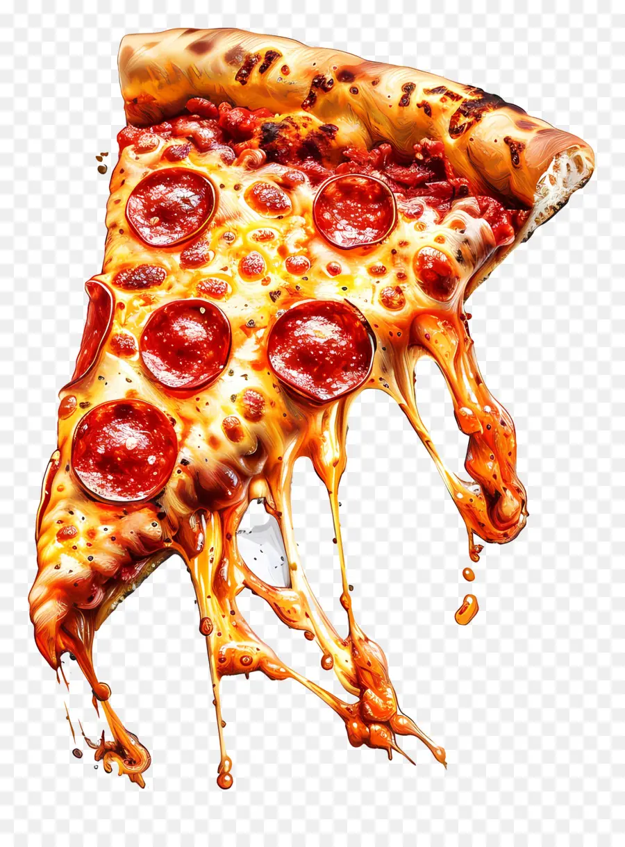 Pizza，Pepperoni Pizza PNG