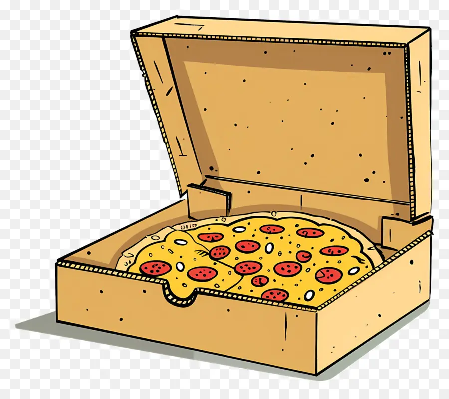 Pizza Ile Kutu，Pizza PNG