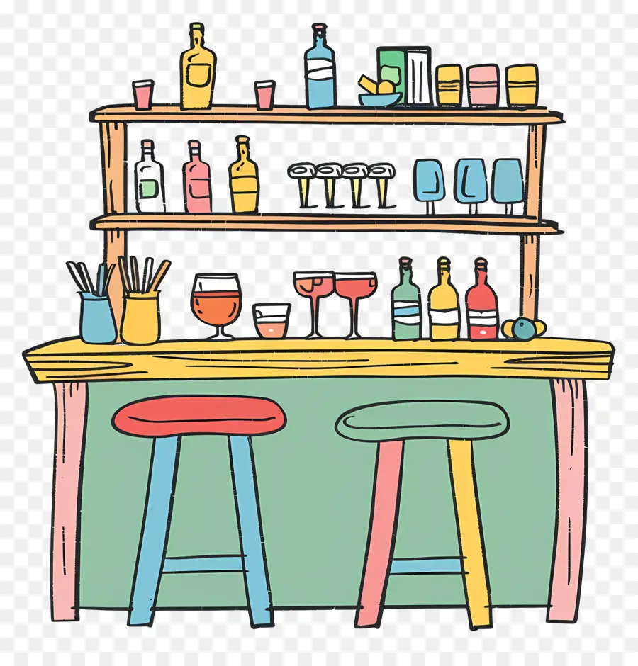 Bar Sayacı，Karikatür Bar PNG