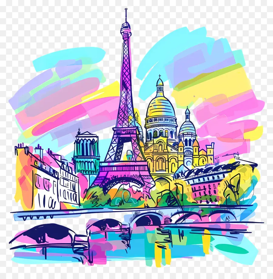 Paris，Eyfel Kulesi PNG