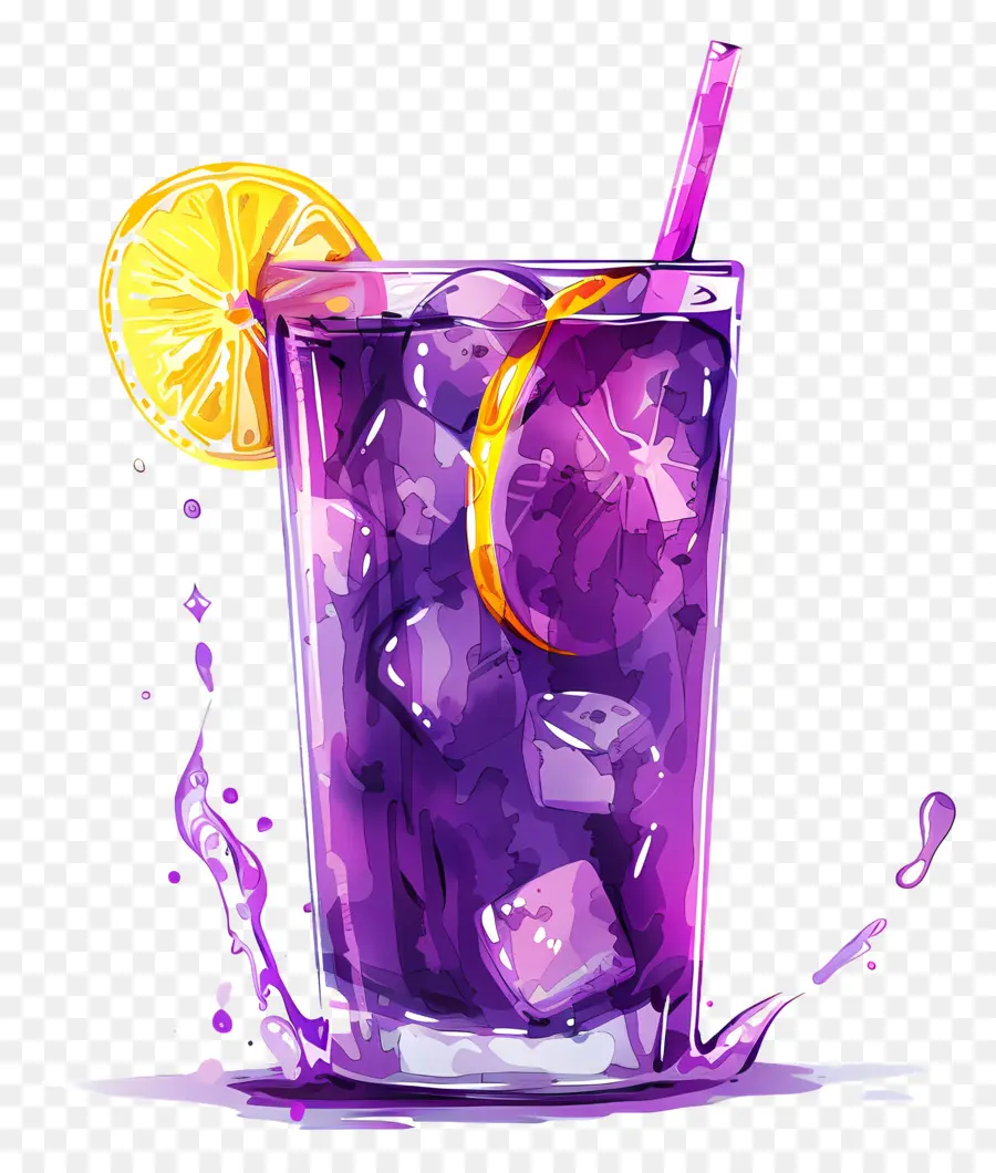 Mor Limonata，Mor Sıvı PNG