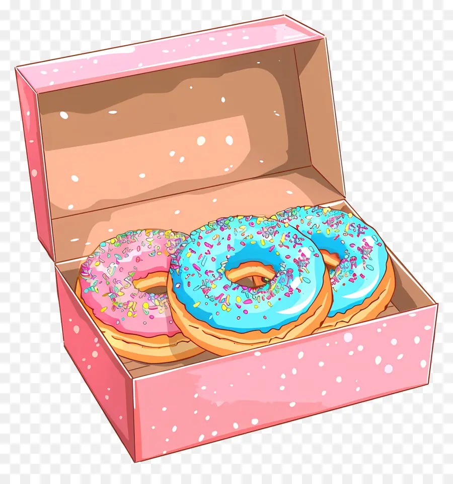 Donutlar，Kutu PNG