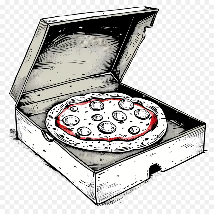 Pizza Ile Kutu，Pizza PNG