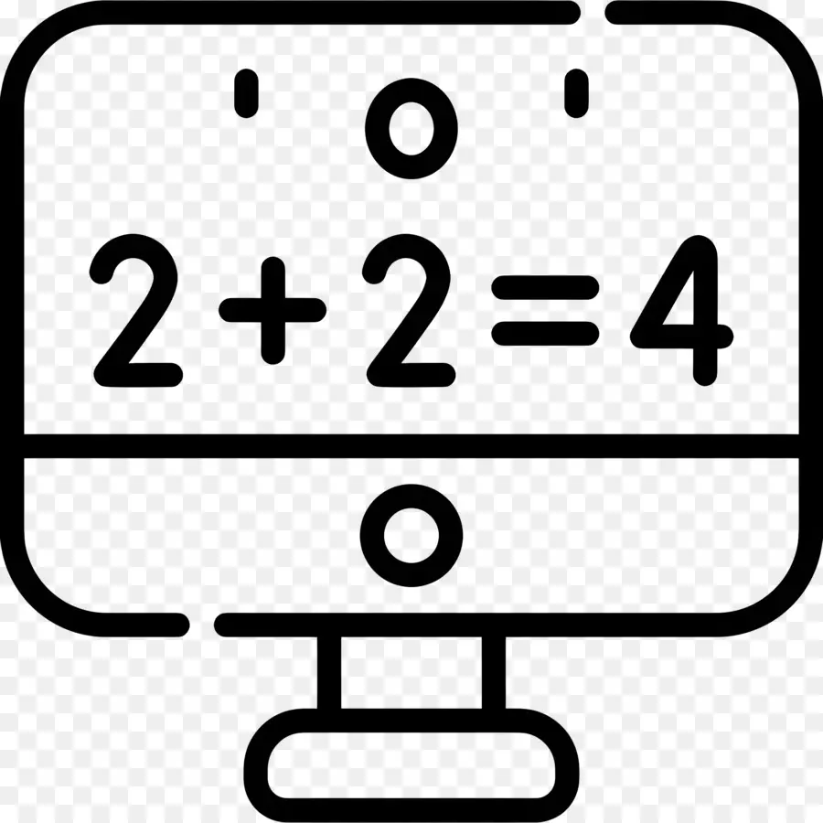 Bilgisayar Ekranında Matematik Denklemi，Bilgisayar PNG