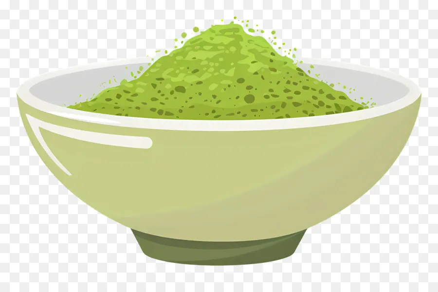 Matcha Tozu，Yeşil çay PNG