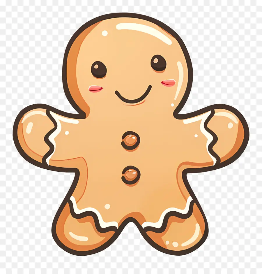 Gingerbread Adam，Kurabiye Adamı PNG