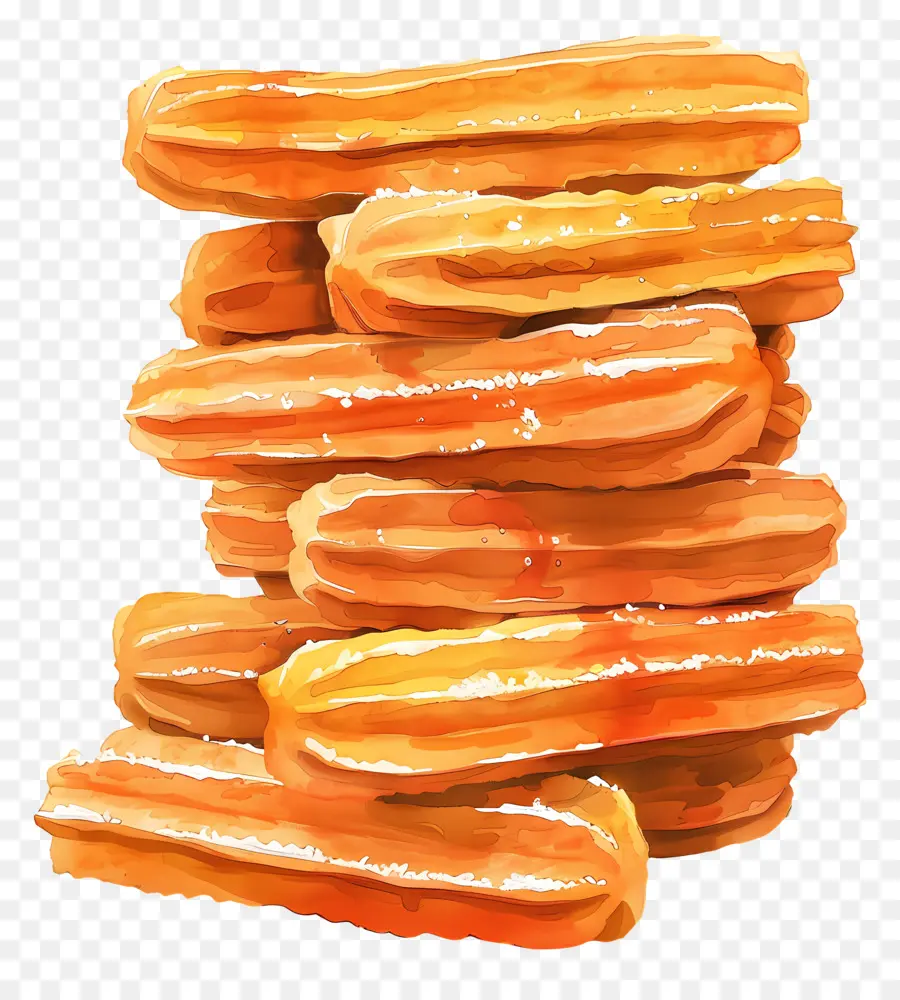 Churros，Yığılmış PNG