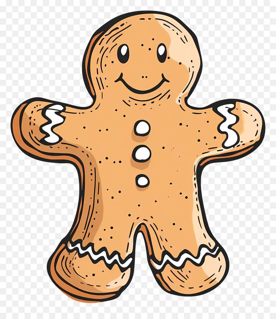 Gingerbread Adam，Karikatür PNG