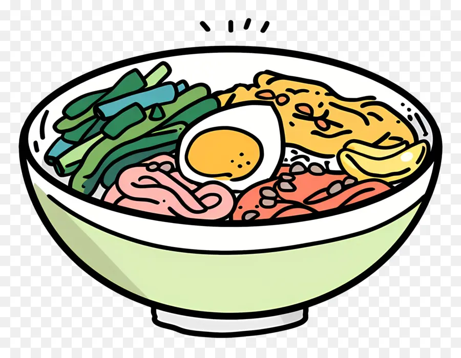 Kore Bibimbap，Kızarmış Pilav PNG