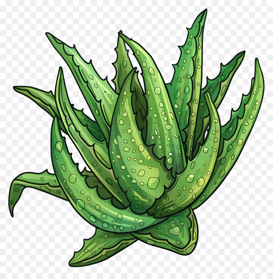 Aloe Vera，Etli PNG