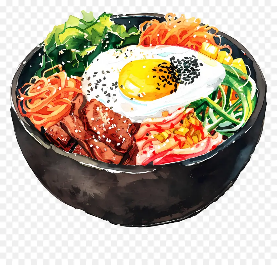 Bibimbap，Korece PNG