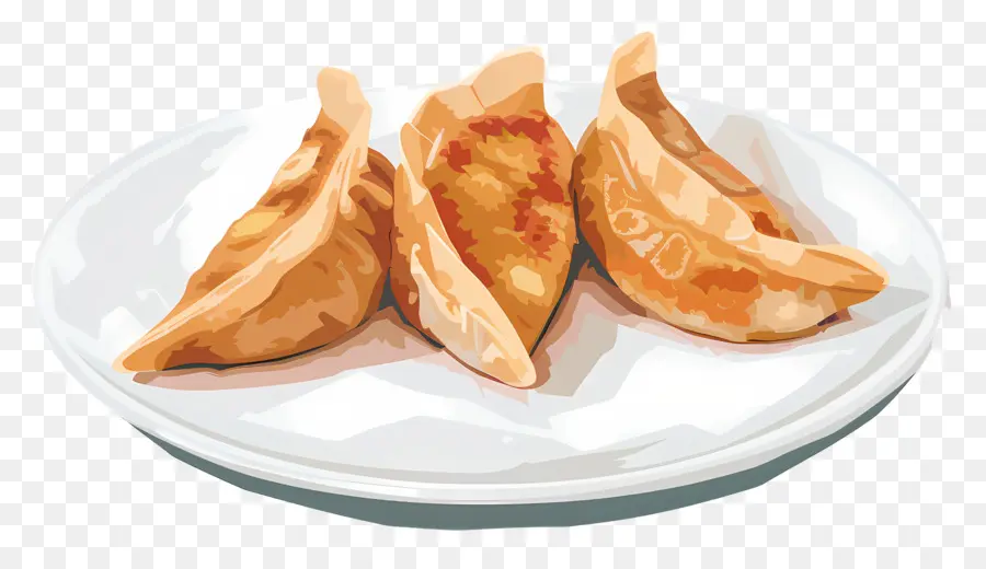 Japon Gyoza，Yumurta Rulo PNG