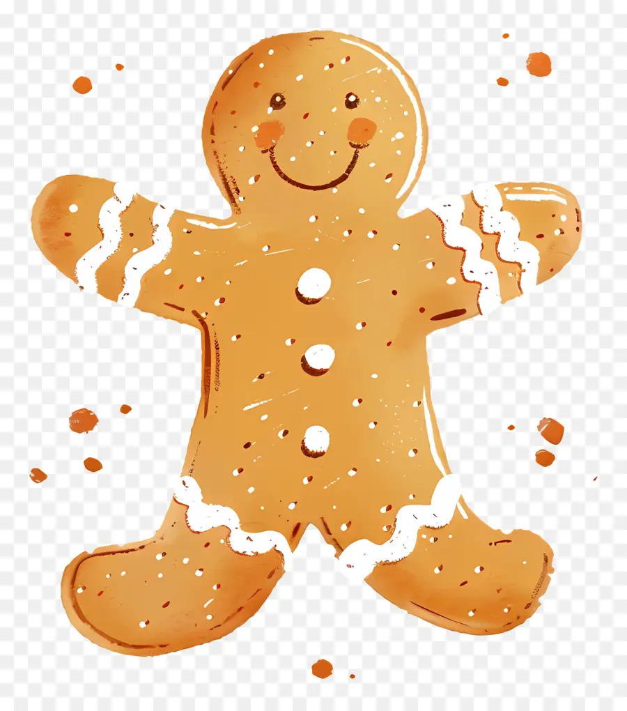 Gingerbread Adam，Kurabiye PNG