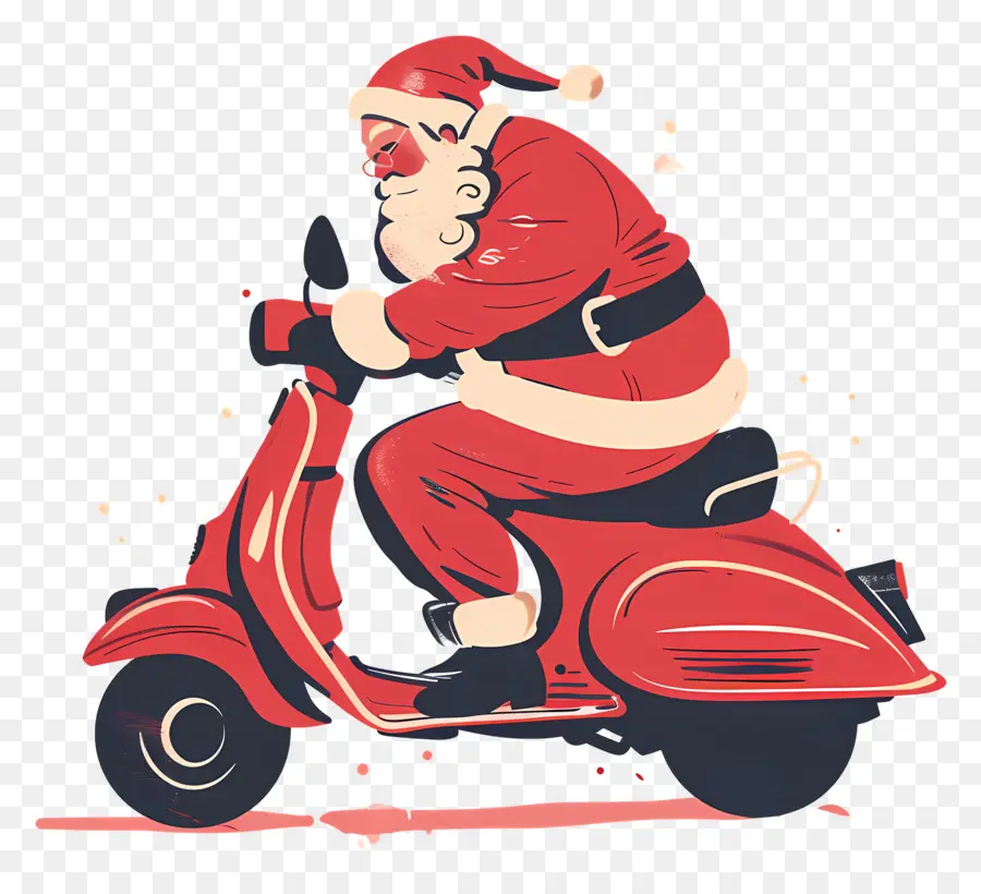 Scooter'daki Noel Baba，Scooter PNG