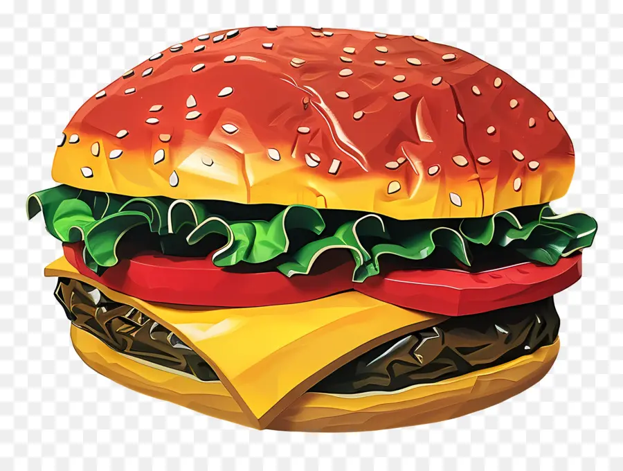 Hamburger，çizburger PNG