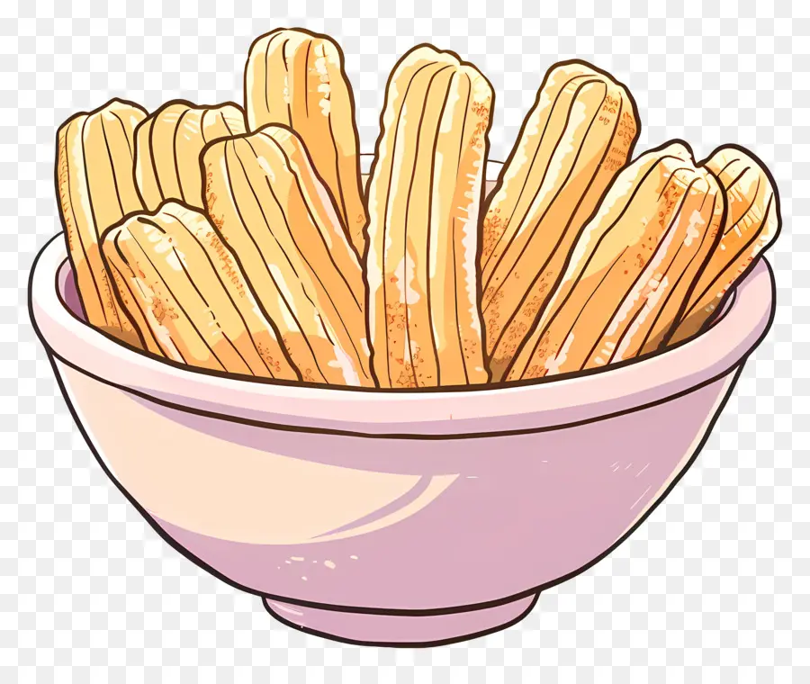 Churros，Patates Kızartması PNG