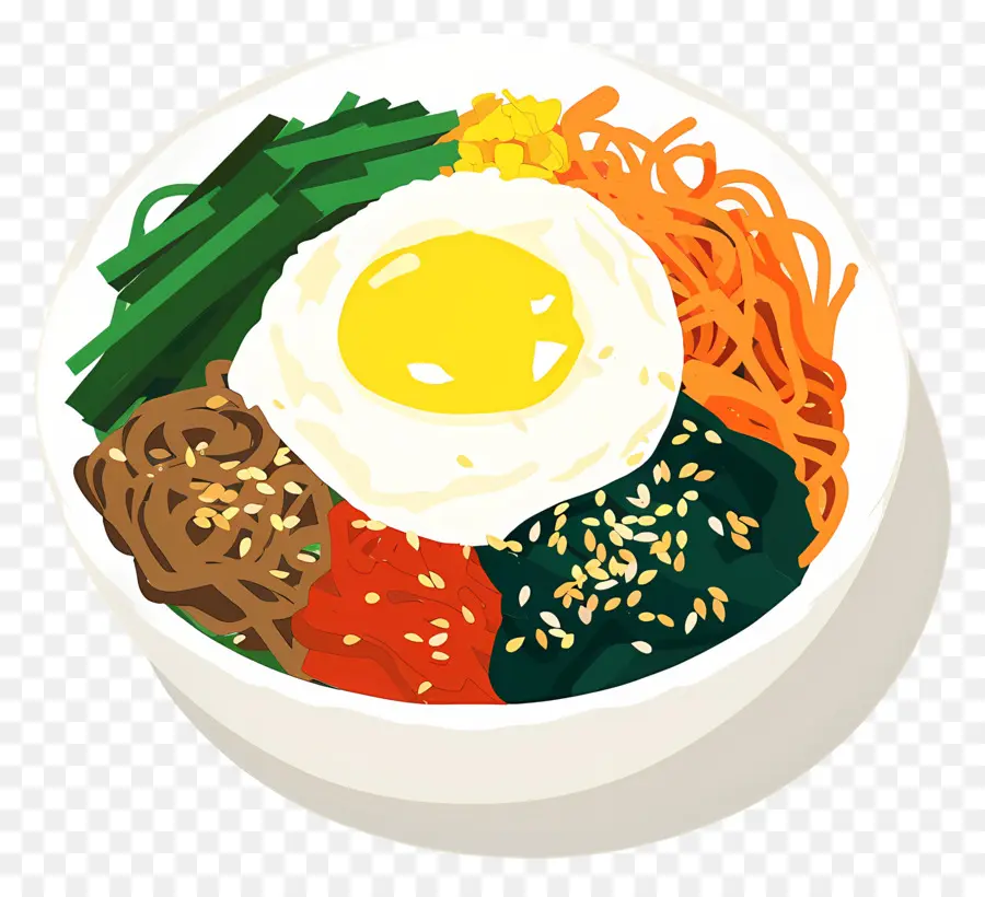 Kore Bibimbap，Korece Erişte PNG