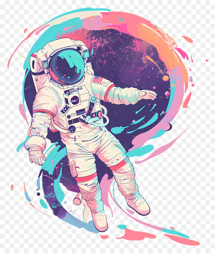 Astronot Uzayda ，Astronot PNG