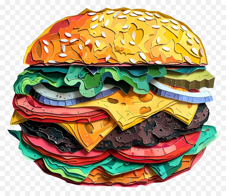 Hamburger，Peynir PNG