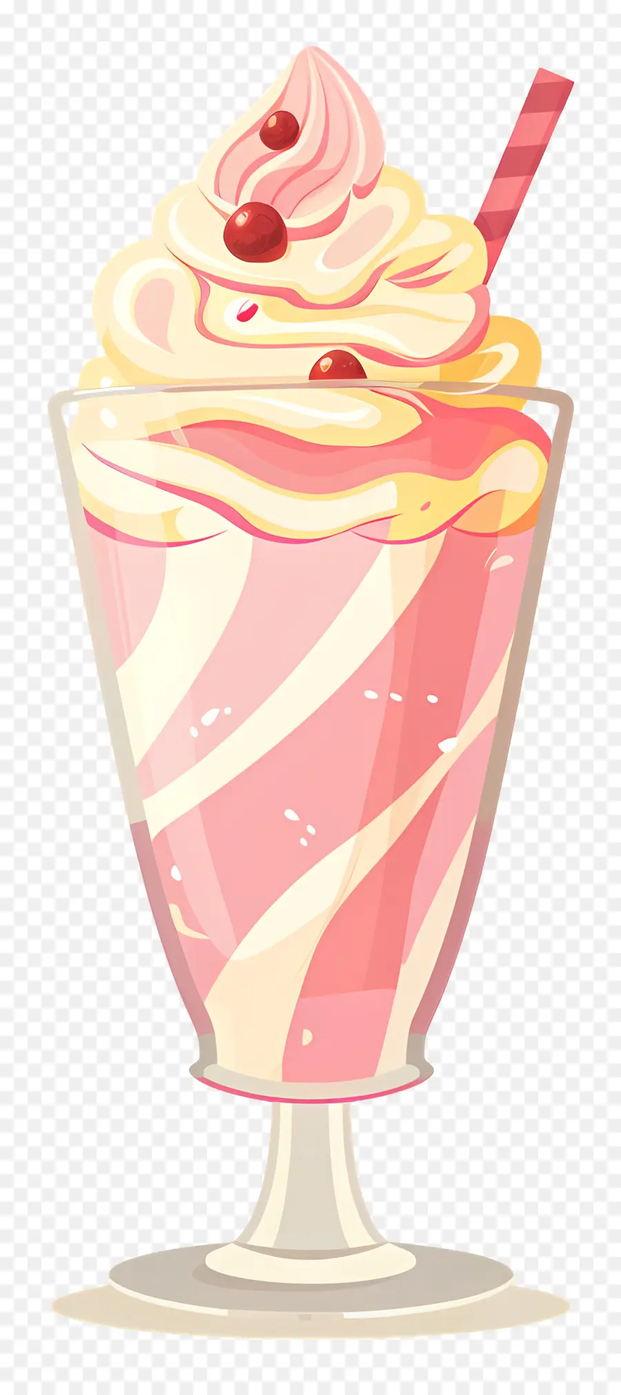 Katmanlı Milkshake，Kiraz PNG