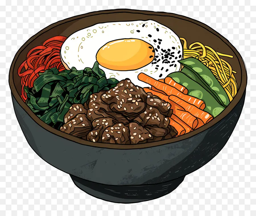 Bibimbap，Korece PNG