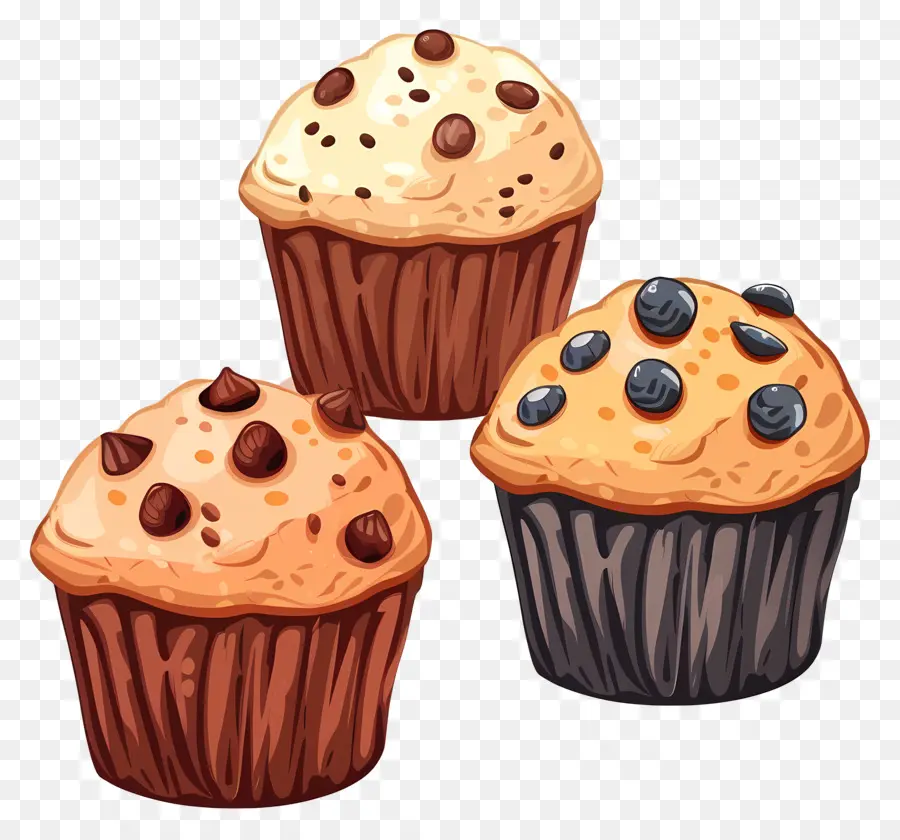 Kek，Çikolatalı Muffins PNG