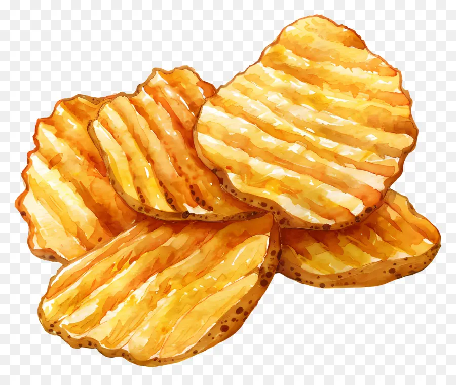 Patates Kırışıklıkları，Fırında Patates Cipsi PNG