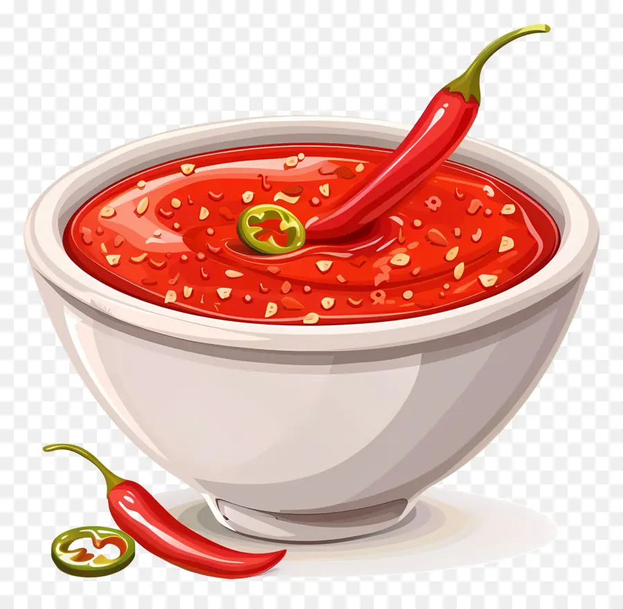 Chili Sos，Baharatlı Biber Sosu PNG