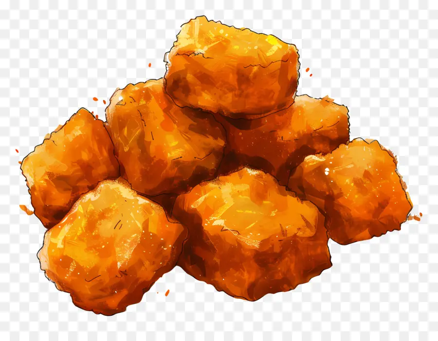 Kızarmış Nuggets，Atıştırmalık PNG