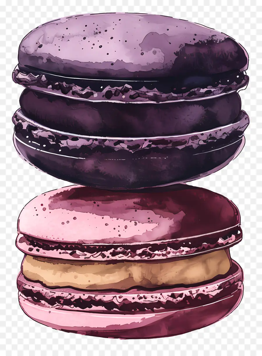 Acıbadem Kurabiyesi，Macarons PNG