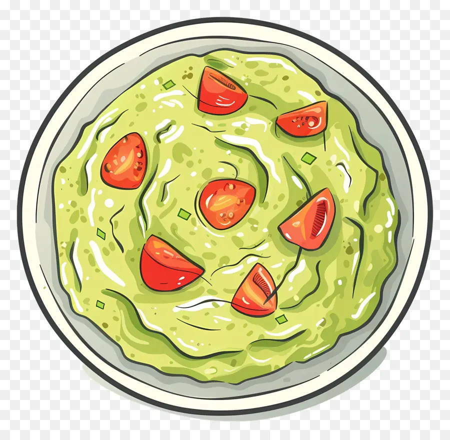 Guacamole，Domates PNG