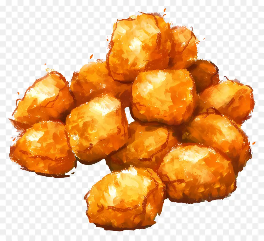 Kızarmış Nuggets，Atıştırmalık PNG