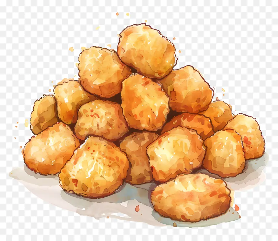 Kızarmış Nuggets，Plaka PNG