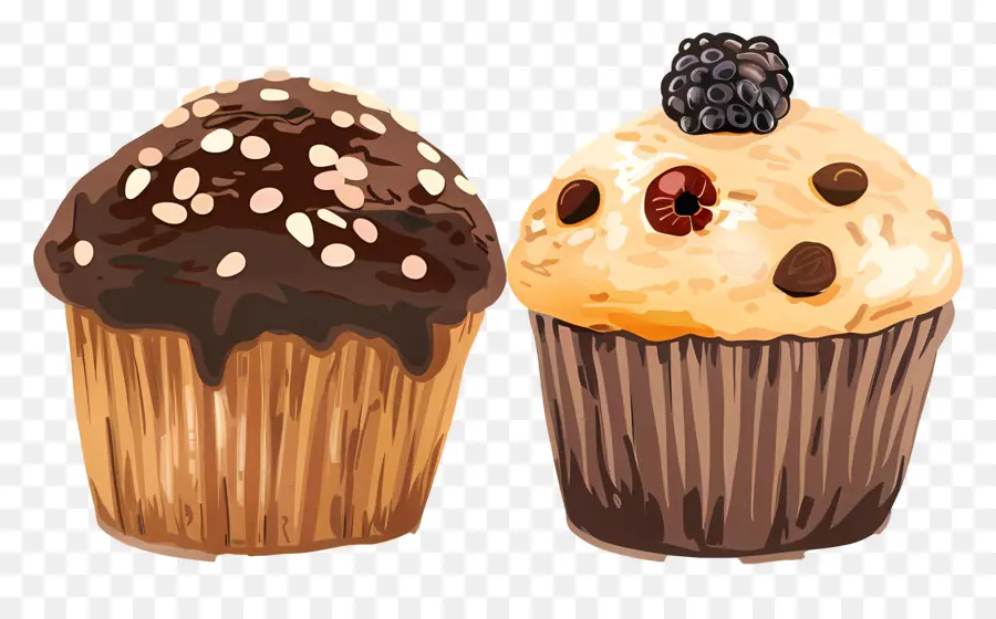 Kek，çikolata Cupcakes PNG