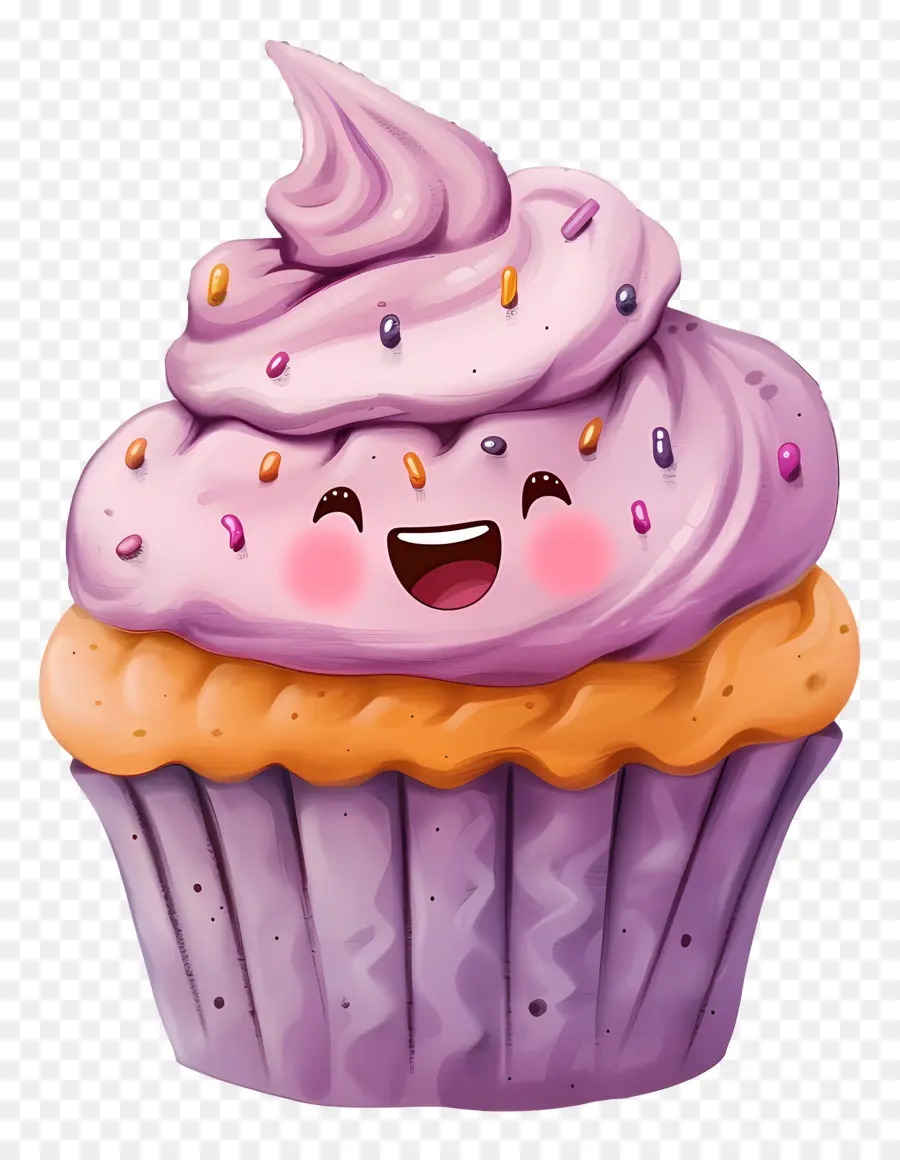 Cupcake Emoji，Kek PNG