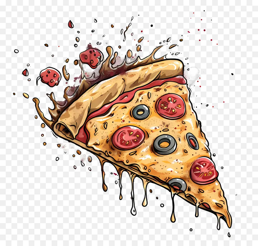 Pizza Dilim，Domates Sosu PNG