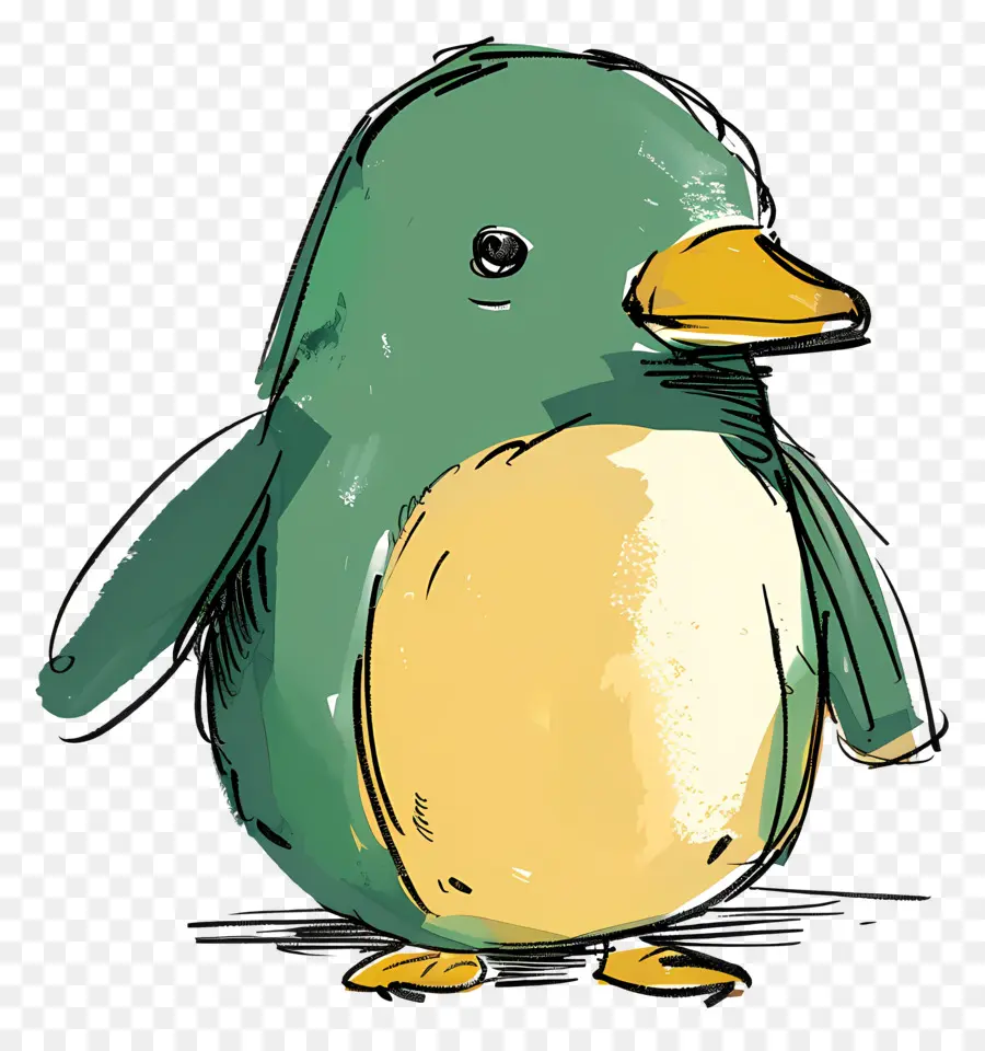 Karikatür Penguen，Penguen Resimde PNG