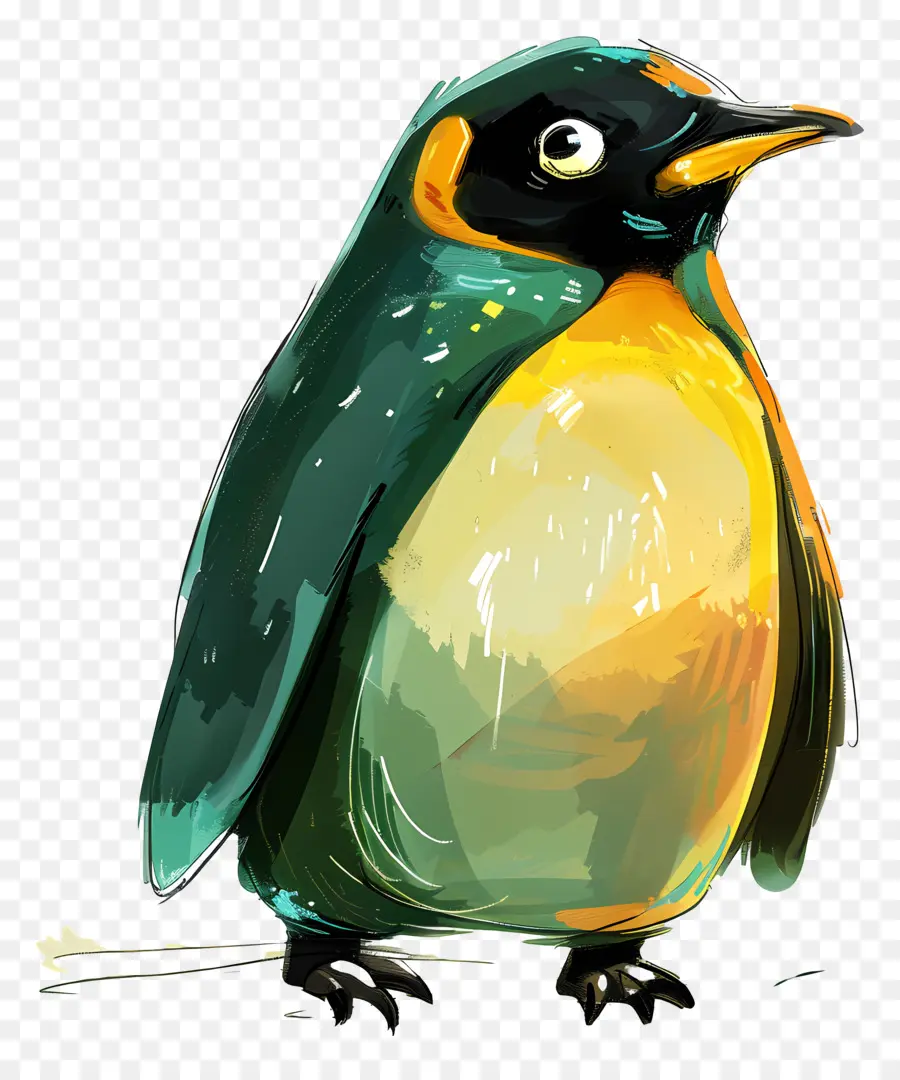 Penguen，Kuş PNG